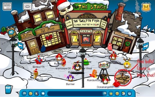 club penguin xmas 2007